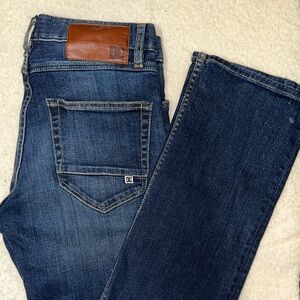 DC Men's Dark Blue Straight Jeans